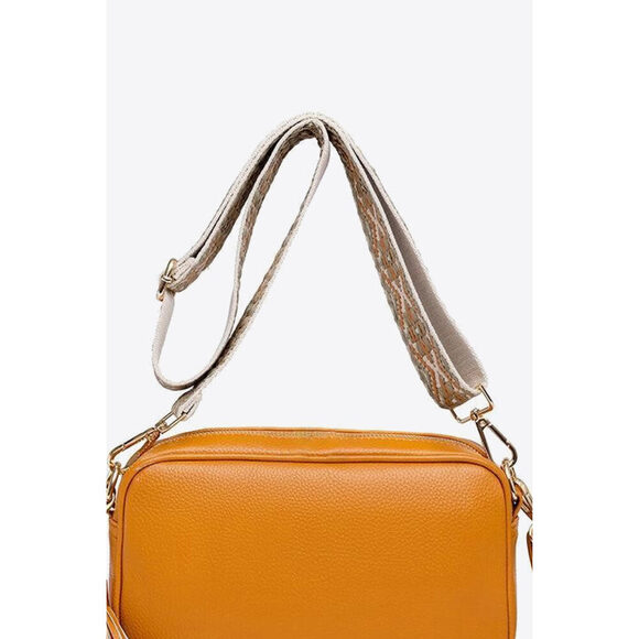 PU Leather Tassel Crossbody Bag - Picture 9 of 15